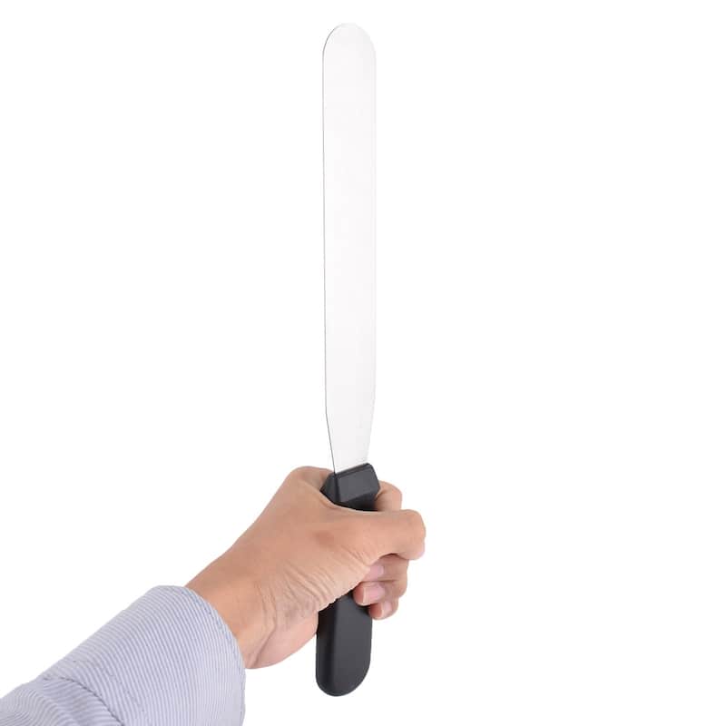 Kitchen Bakery Metal Pastry Baking Cake Cream Spatula Scraper 20cm Length