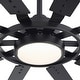 preview thumbnail 37 of 37, 72"/80" Large Windmill Ceiling Fan with Light and Remote(10 Reversible Blades)