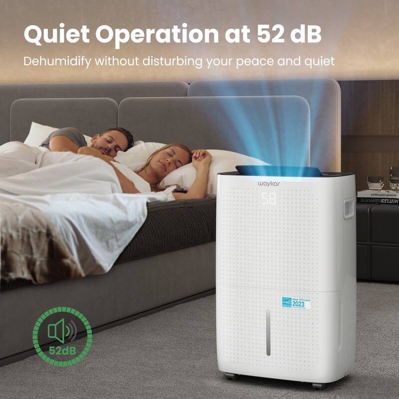 Sleavon 150 Pints Energy Efficient Dehumidifier with Built in Pump for