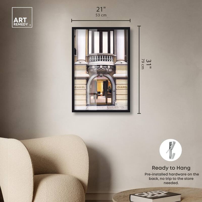 Expensive Store in Paris Shadowbox by Art Remedy