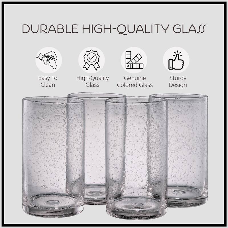 Artland Set of 4 Iris Highball Glass - 17 oz