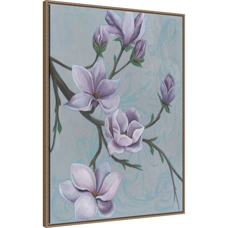 Branches of Magnolia No. 2 by Grace Popp Framed Canvas Wall Art Print