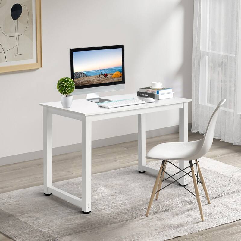 41.31" White Feet Writing Desk
