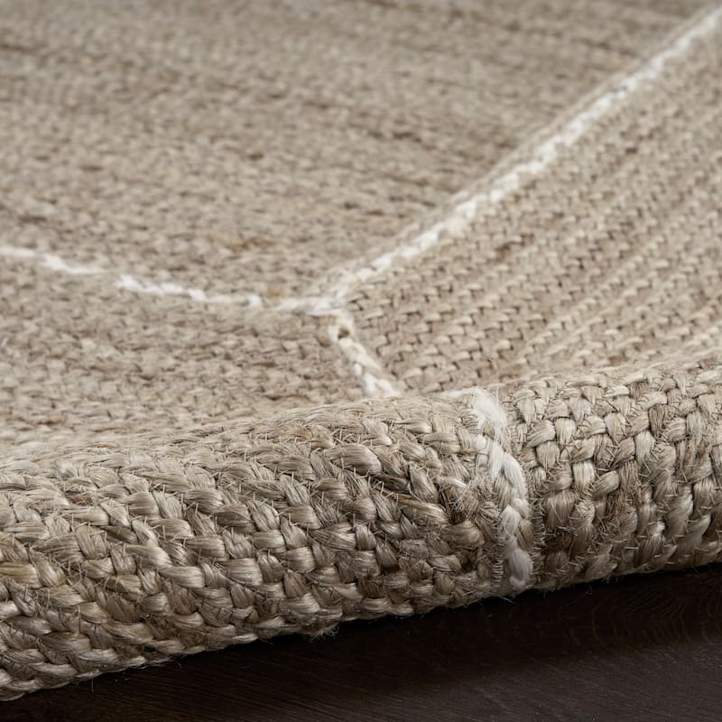 Nourison Terrazzo Jute Indoor only Solid Area Rug