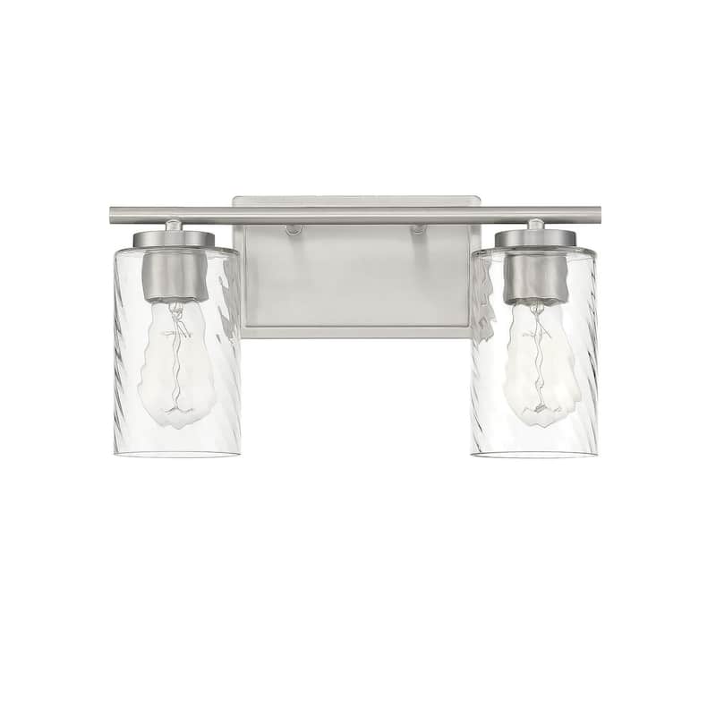 Meridian M80037 2 Light 15" Wide Bathroom Vanity Light with Swirl