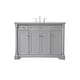 preview thumbnail 12 of 32, Petal 36 - 48 Inch Single Bathroom Vanity Grey - 48 Inches