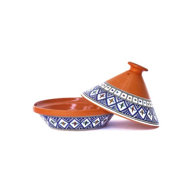 slide 2 of 23, Kamsah Bohemian Supreme Medium Tagine - Handcrafted Ceramic Pot
