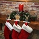 preview thumbnail 2 of 5, National Tree Company 5 in. Gold Sparkle JOY Stocking Holders, 3-Pieces - 5 in