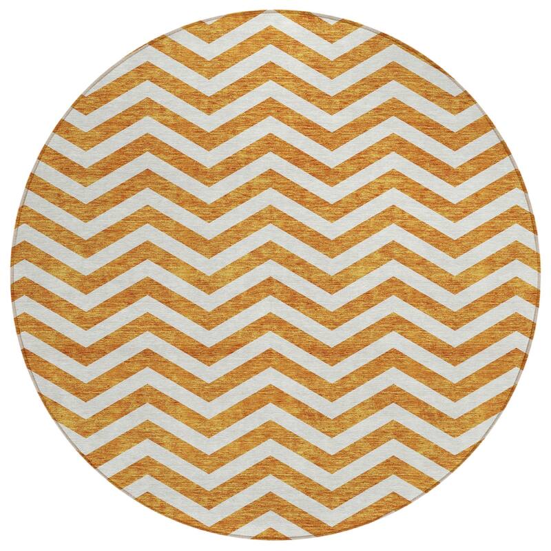 HomeRoots Chevron Transitional Rectangle Outdoor Rug