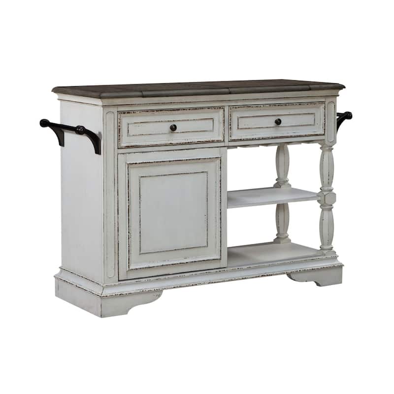 Liberty Furniture Magnolia Manor Bar Cart with Flip Top - Width 38" x Depth 15" x Height 38"