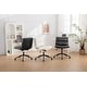 preview thumbnail 1 of 43, Roundhill Bizerte Adjustable Swivel Criss Cross Chair, Wide Seat Office Chair Vanity Chair