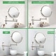 preview thumbnail 31 of 44, 8" Bathroom Mirror Wall Mounted Magnifying Reversible Double Sided 1X/10X Makeup Mirror