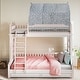 preview thumbnail 5 of 7, Grey Flannel Kids Bed Tent with Glow Stars, Mesh Curtains and Playhouse Decor - 54" x 40" x 32" (L x W x H)