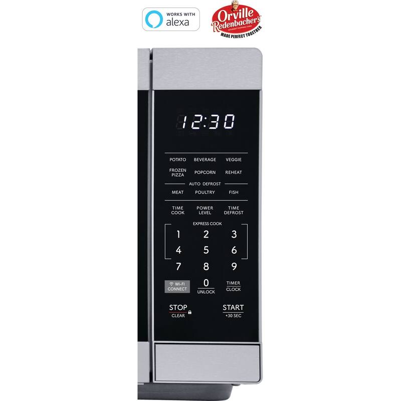 Sharp 1.1 CF Smart Countertop Microwave Oven, Orville Redenbacher's Certified