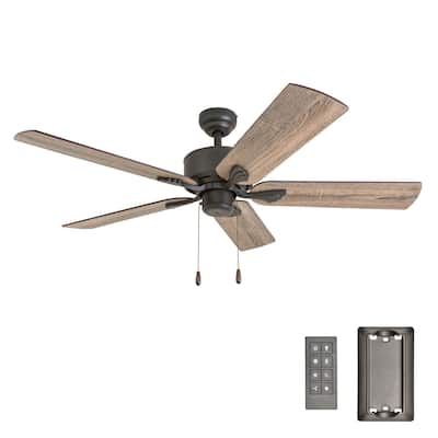 52" Prominence Home Glencrest Bronze Farmhouse Ceiling Fan with No Light, Remote Control