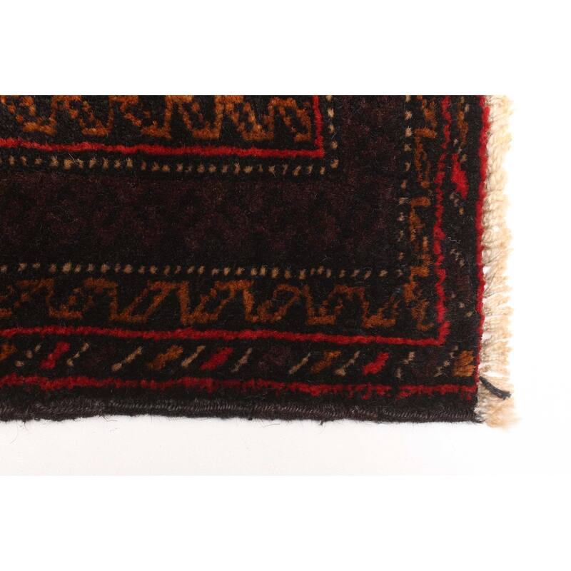 ECARPETGALLERY Hand-knotted Teimani Burnt Orange Wool Rug - 2'9 x 4'4