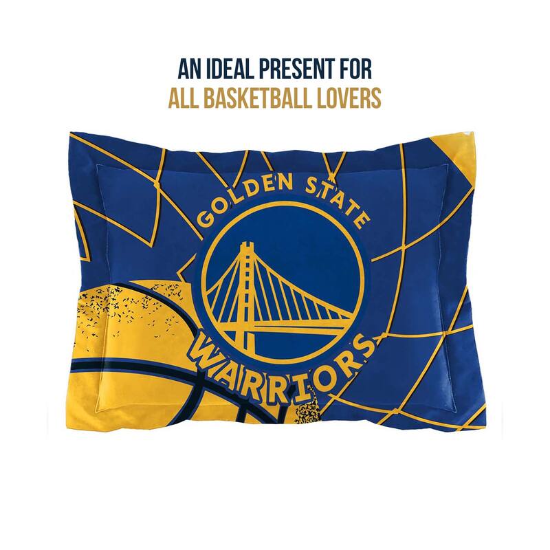 NBA Golden State Warriors Officially Licenced Comforter & Sham set