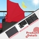 preview thumbnail 40 of 61, Outdoor Patio Daybed with Canopy and Foldable Side Trays - 65" x 60.5 x 58.5"