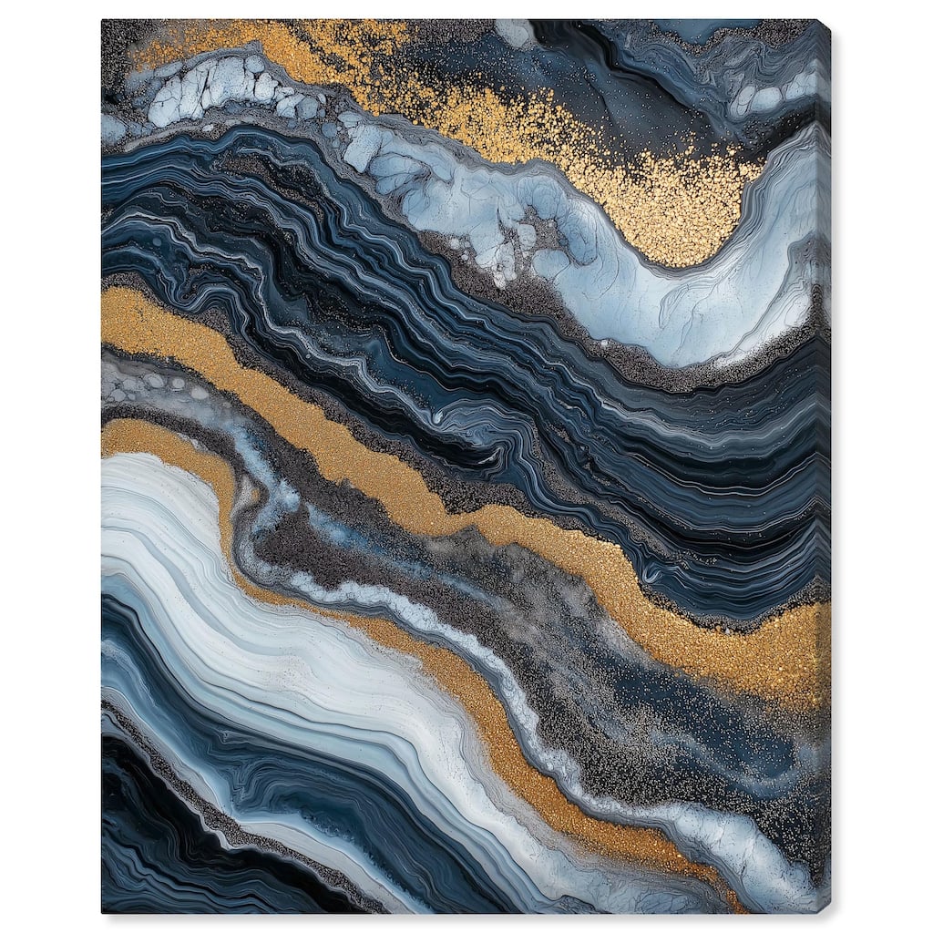Acrylic Flow I Canvas by Art Remedy, Gallery Wrapped