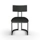preview thumbnail 5 of 24, Amisco Lucio Upholstered Dining Chair with Metal Legs