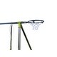 preview thumbnail 9 of 13, Six-Function Swing Set with Net for Outdoor Fun Safe for Kids Green & Blue - 152.49” L x 53.55” W x 70.87” H