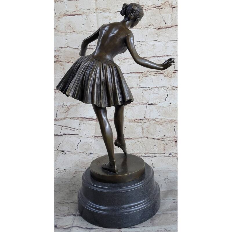 Natacha Nattova Ballerina Ballet Dancer Bronze Statue Sculpture Figure 15.5 Inches X 9 Inches