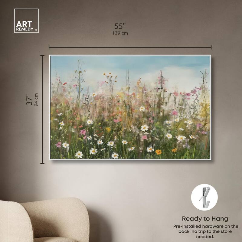 Glimmering Glade Garden I Canvas by Art Remedy
