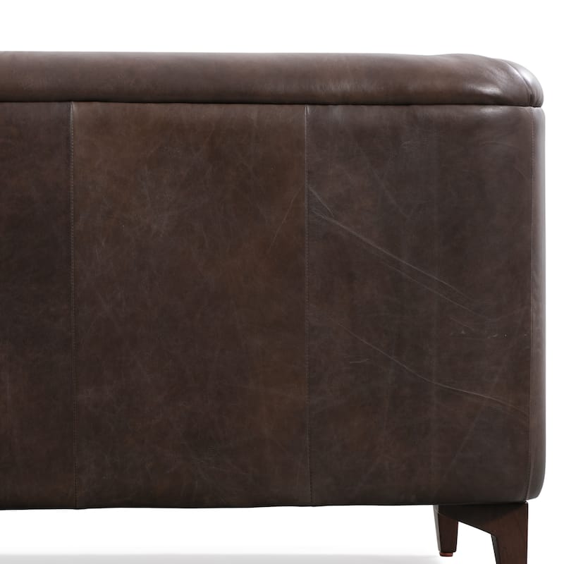 Poly & Bark Essex 89" Sofa - Full Grain Genuine Italian Leather
