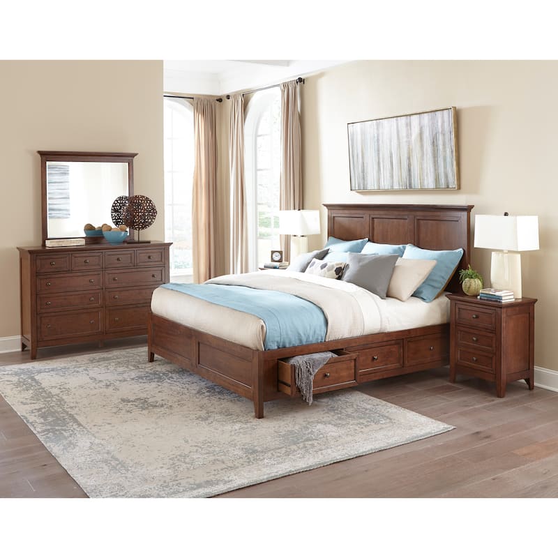 San Mateo Tuscan Brown 3-drawer Nightstand