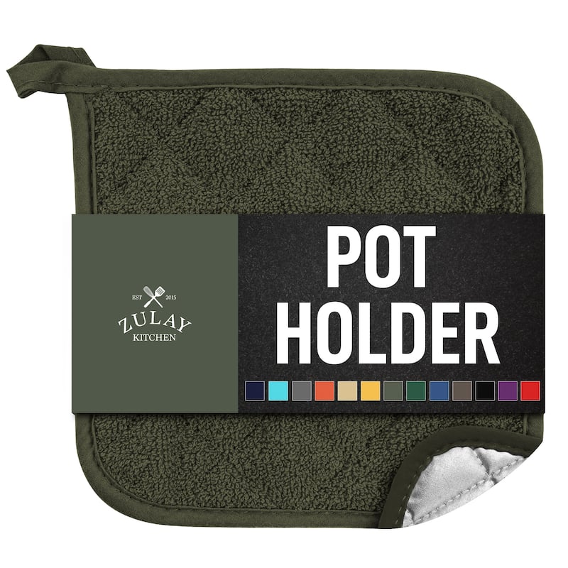 Zulay Kitchen 1-Pack Heat Resistant Cotton Pot Holders