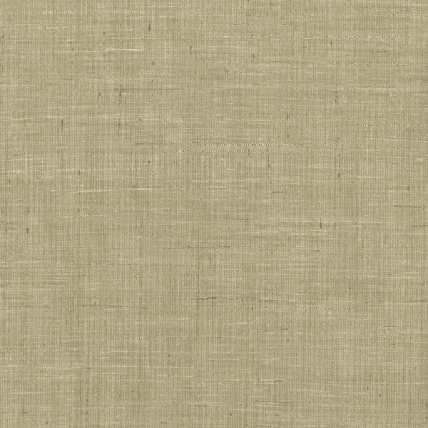 slide 1 of 2, Warner Ditmar Taupe Striped Woven Texture Wallpaper