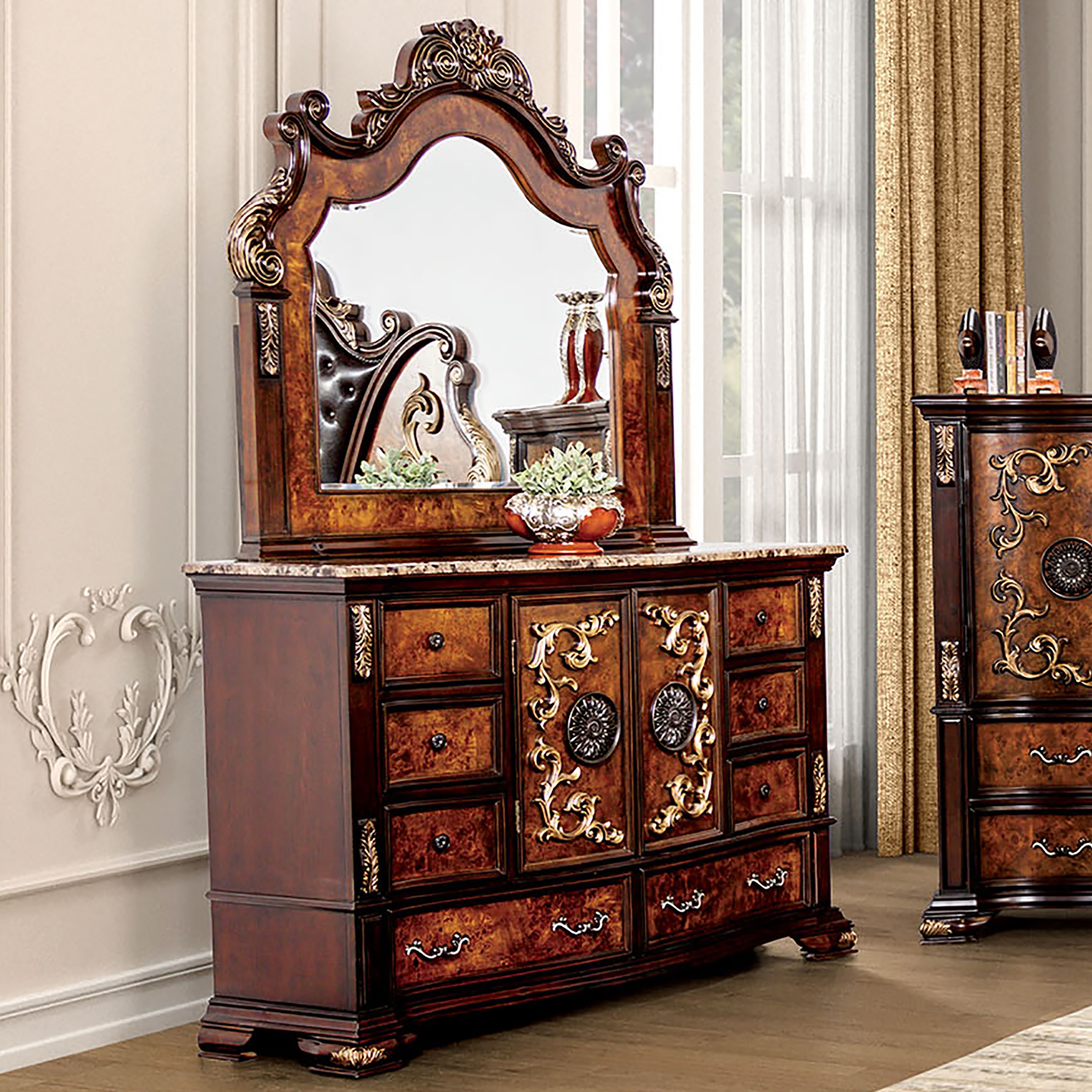 8 drawer Cherry Finish Dressers Bed Bath Beyond