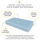 preview thumbnail 35 of 33, BreathableBaby Cotton Percale Fitted Sheet, For 52" x 28"/132 x 71 cm Crib & Toddler Bed Mattress, Solids (2-Pack)