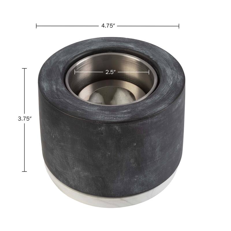 Pure Garden Bioethanol or Rubbing Alcohol Smokeless Tabletop Fire Pit
