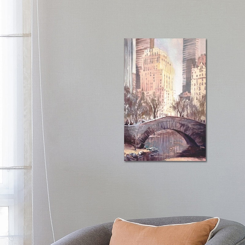 iCanvas "Central Park Bridge - NYC" by Ryan Fox Canvas Print - 26x18x1.5