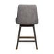 preview thumbnail 98 of 176, Amalie Upholstered Bar Stool, Swivel Counter Height Stool with Solid Wood Frame