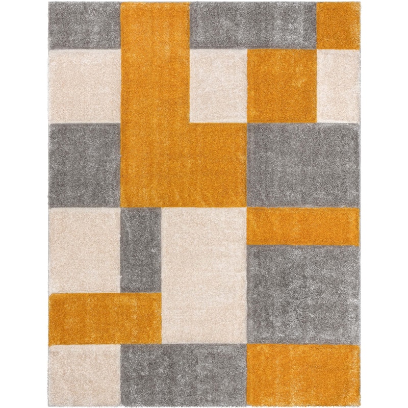 Well Woven San Francisco Escondido Geometric Shag Area Rug