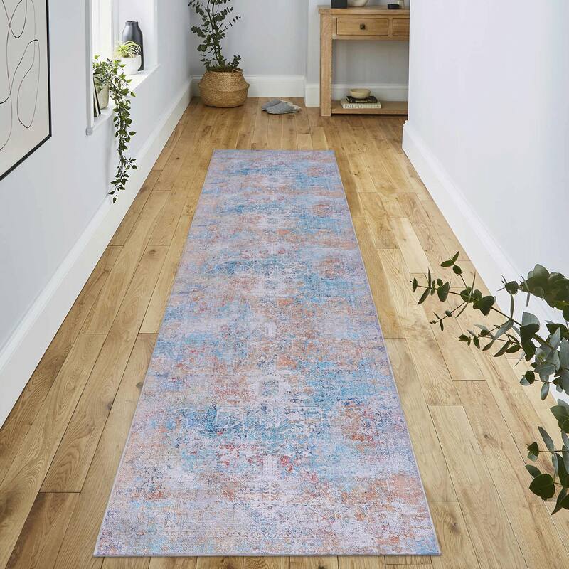 LOOM & LUXE Collection Abstract Non-Shedding Area Rug
