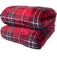 Elle Home Printed Plush Sherpa Throw Blanket Super Soft Warm Luxury ...
