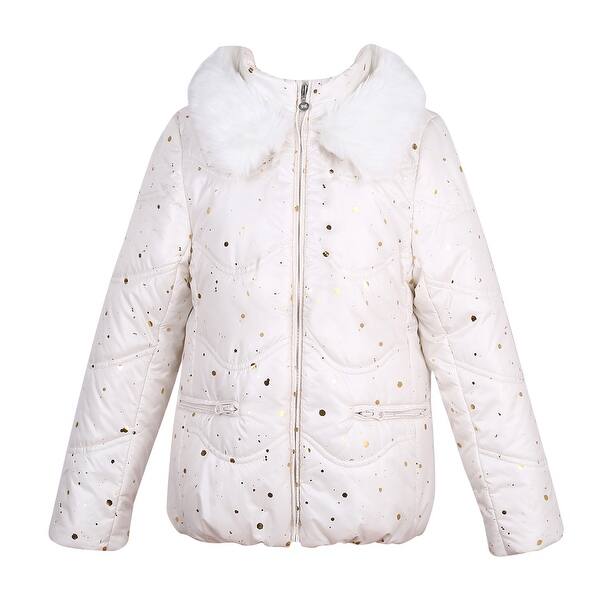 Shop Richie House Girls Winter Padding Jacket With Artifical Fur