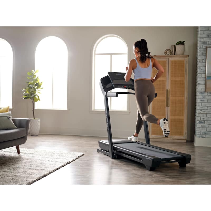 ProForm Carbon TL; Treadmill for Walking and Running with 5" Display, Built-In Tablet Holder and SpaceSaver Design