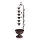 preview thumbnail 7 of 9, 36-inch 6 Hanging Cup Tier Layered Floor Fountain