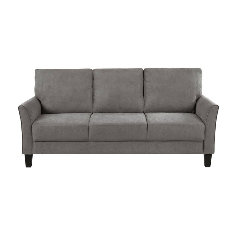 Felix Textured 3-Piece Living Room Set - Wood Finish Exposed Feet