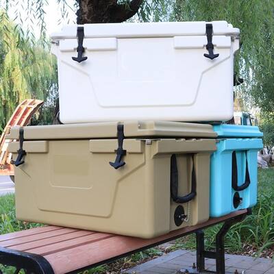 65QT Camping Ice Cooler Box Beer Box Outdoor Fishing Cooler