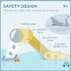 preview thumbnail 3 of 5, Toddler Slide,Indoor Foldable Kids Slide for Boys Girls1.5-3 Years Old