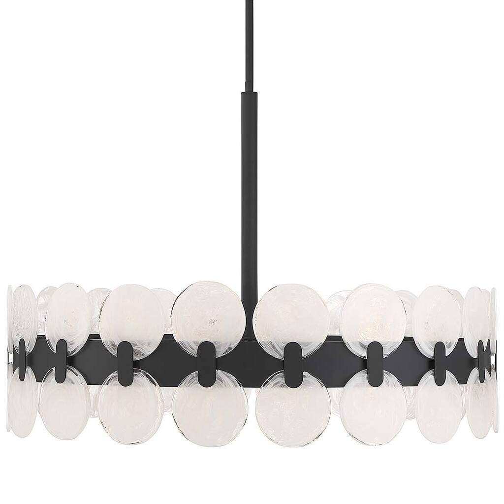 Savoy House 1-3722-10 Boca 10 Light 36" Wide Drum Chandelier