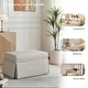 preview thumbnail 42 of 152, Rectangle Chenille Upholstered Storage Ottoman