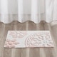 preview thumbnail 9 of 58, Casual Cotton Reversible Bath Rug Soft Shag Rug Washable Rug Pink - 1'6'' x 2'5'' - Rectangle