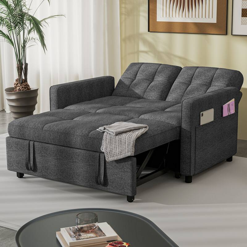 Moasis 3 IN 1 Sleeper Sofa Bed, Pull Out Chair Sofa