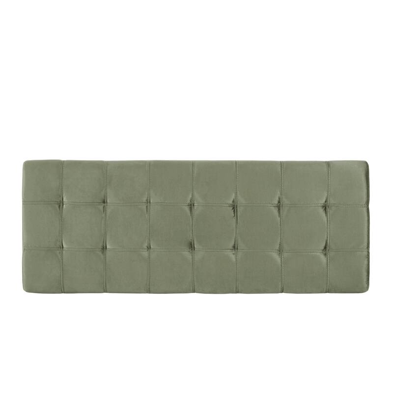 Mission Tufted Fabric Storage Ottoman Bench by Christopher Knight Home